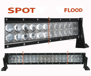 Barre LED CREE 4D Double Rangée 120W 10900 Lumens Pour 4X4 - Camion - Tracteur Spot VS Flood