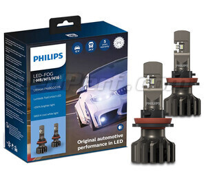 Kit Ampoules H16 LED PHILIPS Ultinon Pro9000 +250% 5800K  - 11366U90CWX2