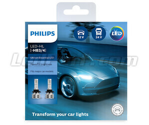 Kit Ampoules LED HB3 PHILIPS Ultinon Essential LED - 11005UE2X2