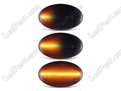 Beleuchtung der dynamischen LED-Seitenblinker in schwarz für Mercedes Vito (W447)