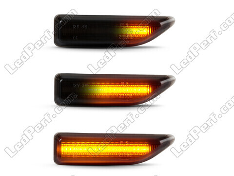 Beleuchtung der dynamischen LED-Seitenblinker in schwarz für Mini Countryman II (F60)