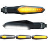 2-in-1 Dynamische LED-Blinker mit integriertem Tagfahrlicht für Honda Transalp 700