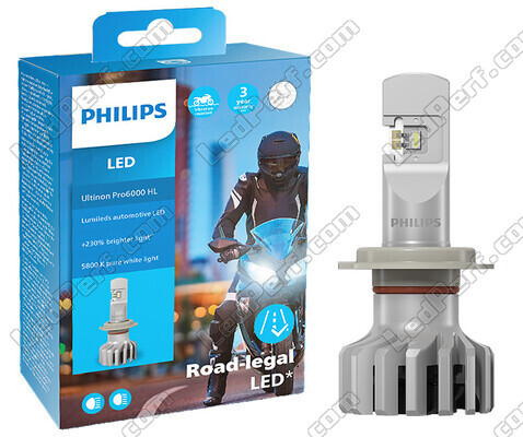 Verpackung der zugelassenen Philips LED-Lampen für Suzuki V-Strom 650 (2017 - 2023) - Ultinon PRO6000