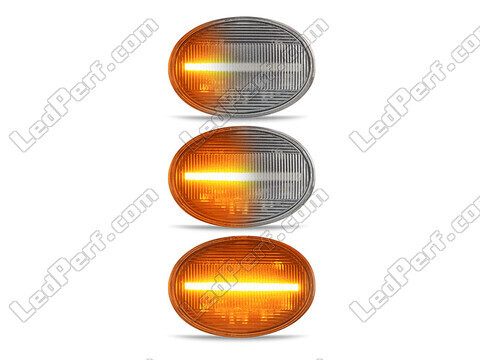 Eclairage des clignotants latéraux séquentiels transparents à LED pour Mini Roadster (R59)