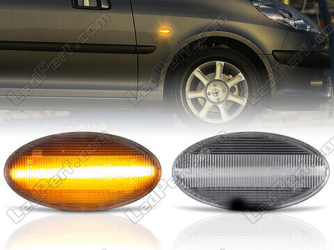 Répétiteurs latéraux dynamiques à LED pour Peugeot 1007