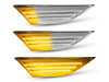Eclairage des clignotants latéraux séquentiels transparents à LED pour Porsche Boxster (981)