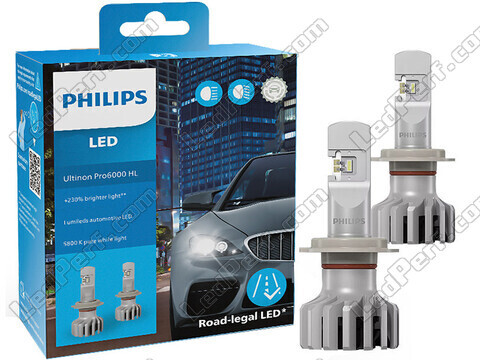 Packaging ampoules LED Philips pour Renault Megane 3 - Ultinon PRO6000 homologuées