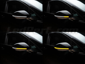 Volkswagen Golf 7 vue de face équipée des clignotants dynamiques Osram LEDriving® pour rétroviseurs