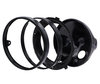 Phare rond noir pour optique full LED de Moto-Guzzi Breva 750, assemblage des pièces