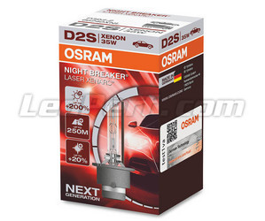 Ampoule Xénon D2S Osram Xenarc Night Breaker Laser +200% - 66240XNL dans son emballage