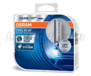 Ampoules Xénon D4S Osram Xenarc Cool Blue Boost 7000K ref: 66440CBB-HCB dans packaging de 2 ampoules