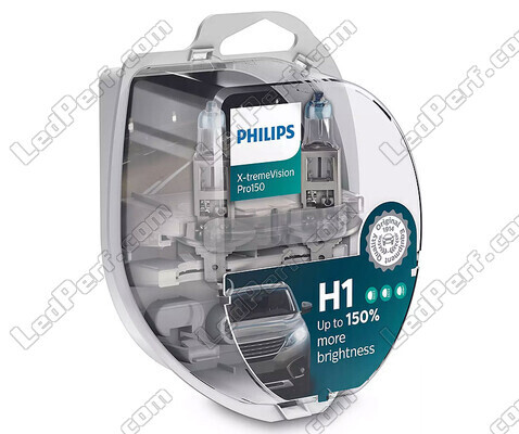 Set mit 2 Scheinwerferlampen H1 Philips X-tremeVision PRO150 55W - 12258XVPB1