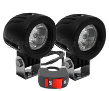 Phares additionnels LED pour scooter Piaggio Beverly 350 - Longue portée
