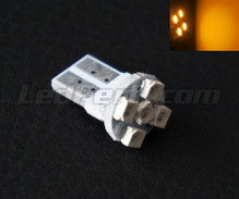 Lampe T10 Efficacity bis 5 LEDs TL orangefarbene ( W5W )