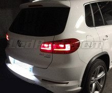 Pack leds (blanc pur 6000K) plaque arrière pour Volkswagen Tiguan Facelift (2010 et plus)