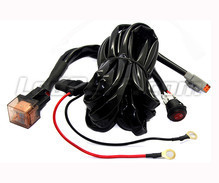 Câble d'alimentation avec relais pour Barre LED et Phare - 1 connecteur DT - Interrupteur fixe